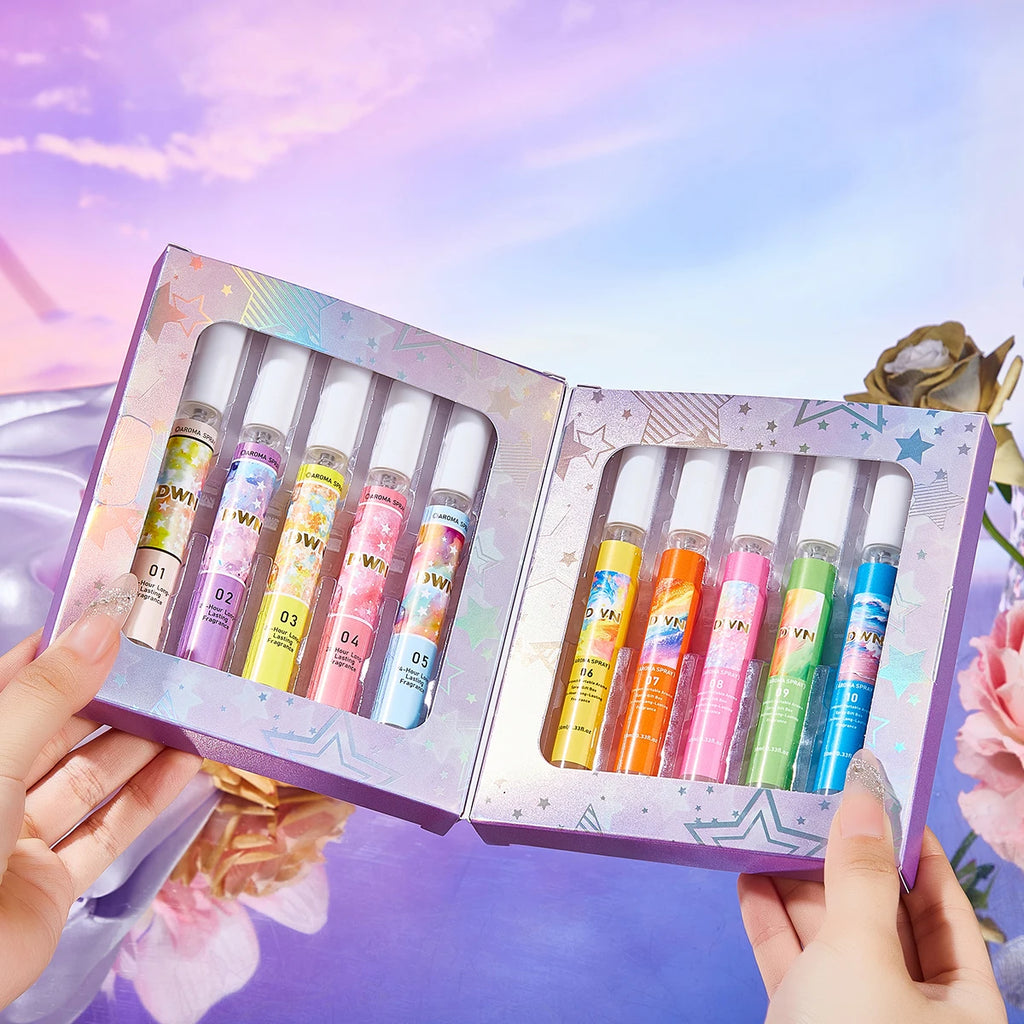 5/10 Piece Brazilian Inspired Summer Fragrance Gift Set Tropical Beach Vacation Long Lasting Body Spray And Oil Mist Gifts