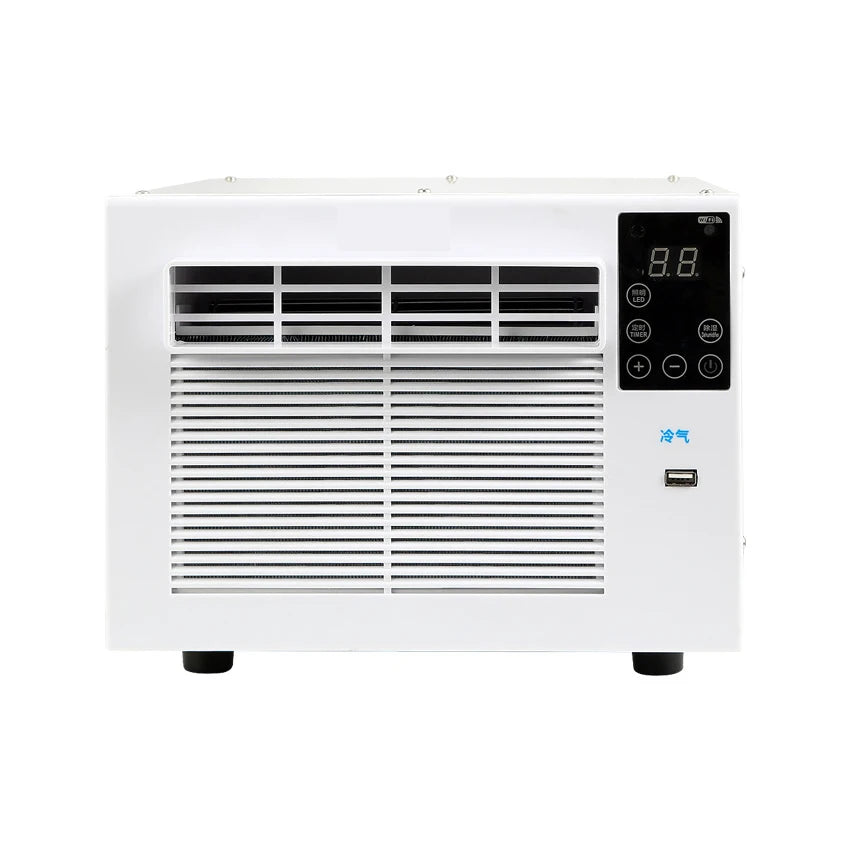 Car 110-220V Portable Air Conditioner Energy Saving 280W Mini Mobile AC with Remote Control for Home Dorm Office Camping Caravan