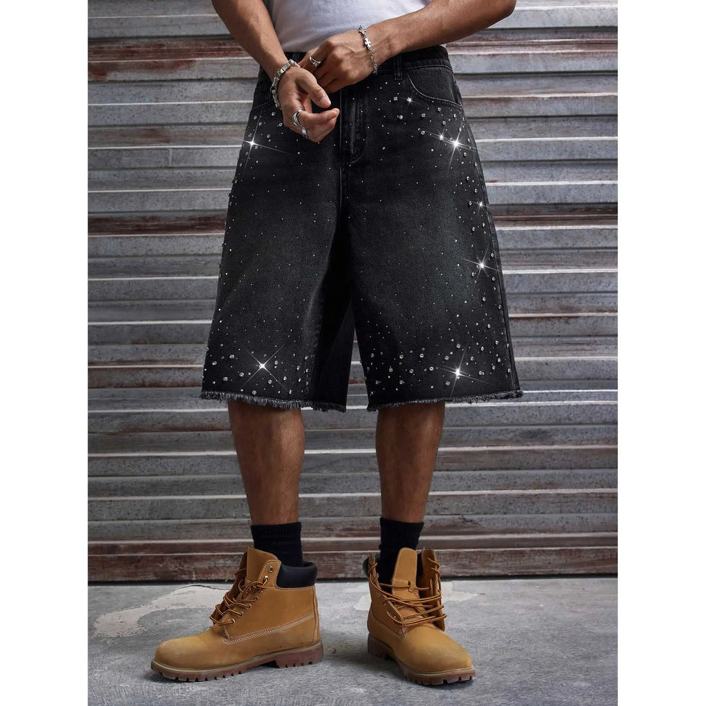 2026 Men's Denim Shorts Spring/Summer Non Stretch New Style