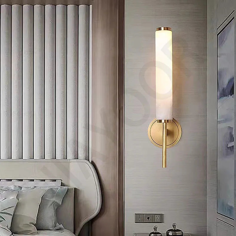 LED Interior Wall Lights Sconces Copper Room Decoration Wall Night Lamp Indoor Fixture Bedroom Home Dining Table Light Lustre