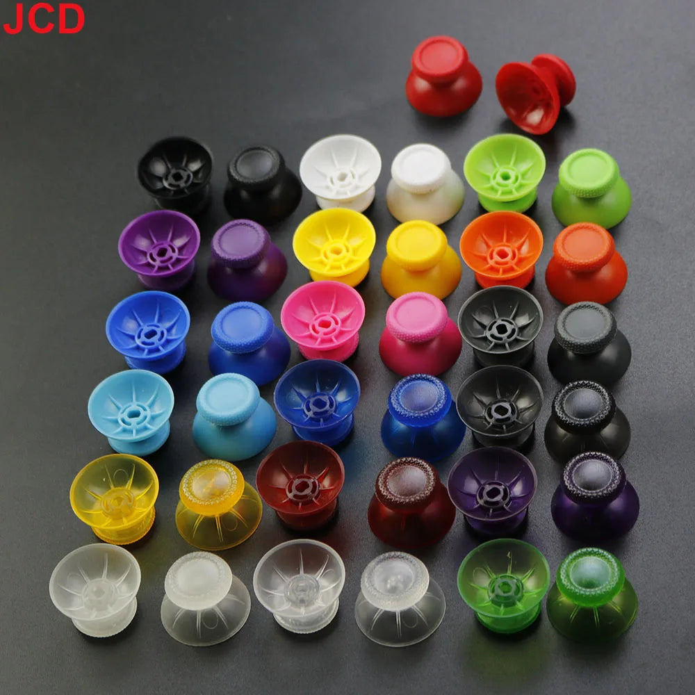JCD 2pcs 3D Analog Joystick Stick For PS5 Controller Analogue Thumbsticks Caps Mushroom Game Head Rocker Replacement