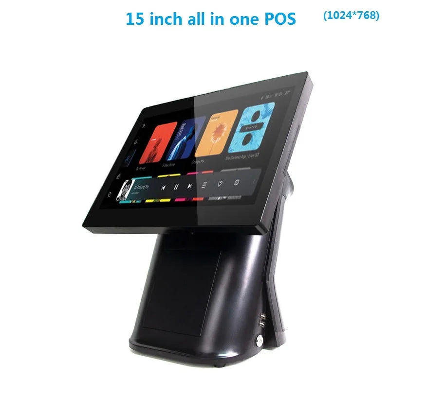 15-Inch Dual Touch Screen Display for Restaurant POS System, Dual Monitor Setup
