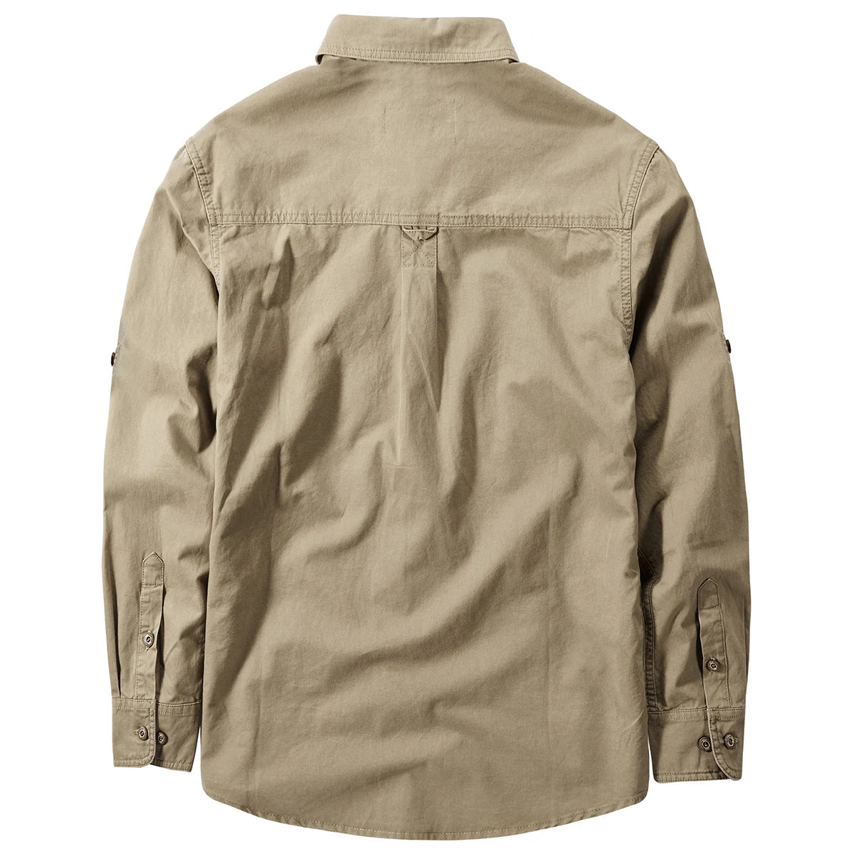 Brand Cotton Shirt Men's Spring Casual Cargo Shirts Male Long Sleeves Shirts Camiseta Masculina Plus Size 5XL 6XL
