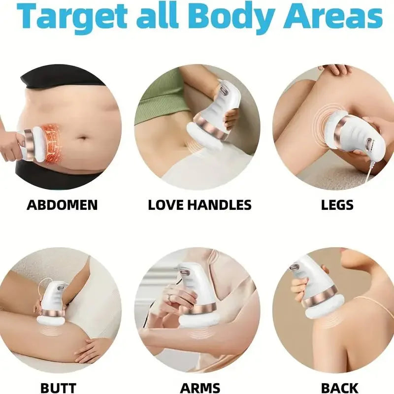Cellulite Massager Body Slim Sculpting Machine Handheld Electric Massage Gun Skin Tightening For Belly Waist Butt Arms Legs