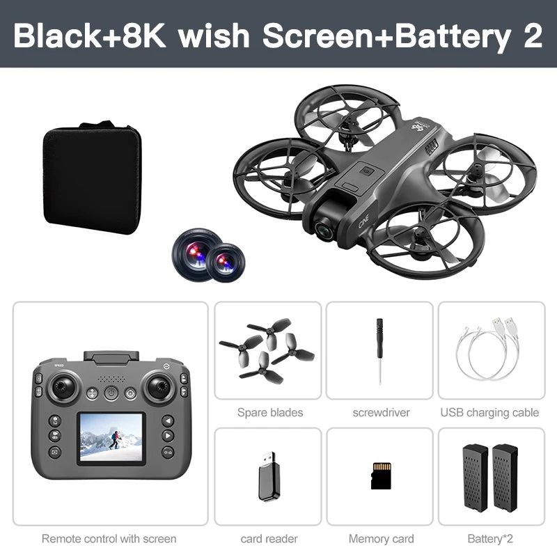 Original MINI V666 Drone 4K Professional WIFI 5G Dron Obstacle Avoidance Brushless Altitude Headless Mode RC Quadcopter Toys