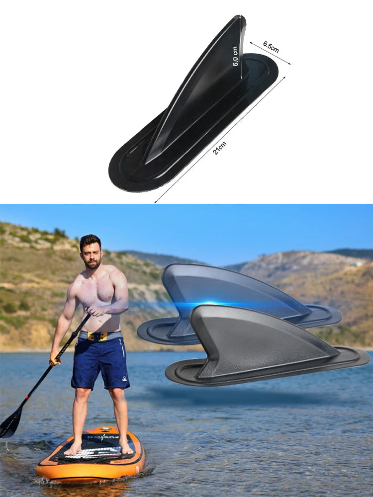 2Pcs SUP Surfboard Stablizer Side Fin Surf Stand Up Paddle Board Water Wave Outdoor Sport Fishing Boat Tail Wing PVC Accessories