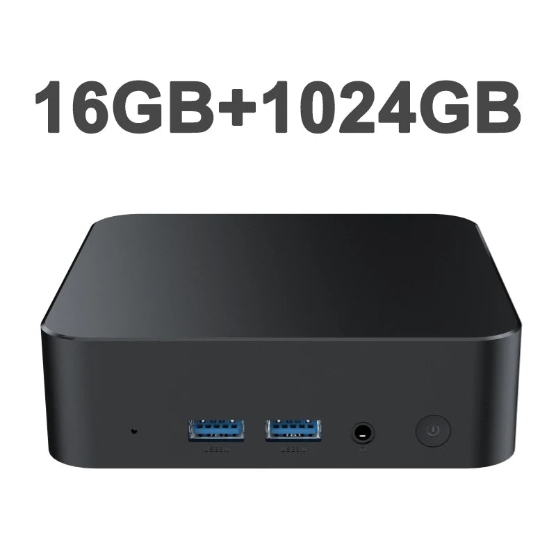 2026 New Intel Core I7 8650U Mini PC Windows 11 Pro 32GB+2TB Ultra Compact Silent Desktop Computer Dual HDMI Business Office