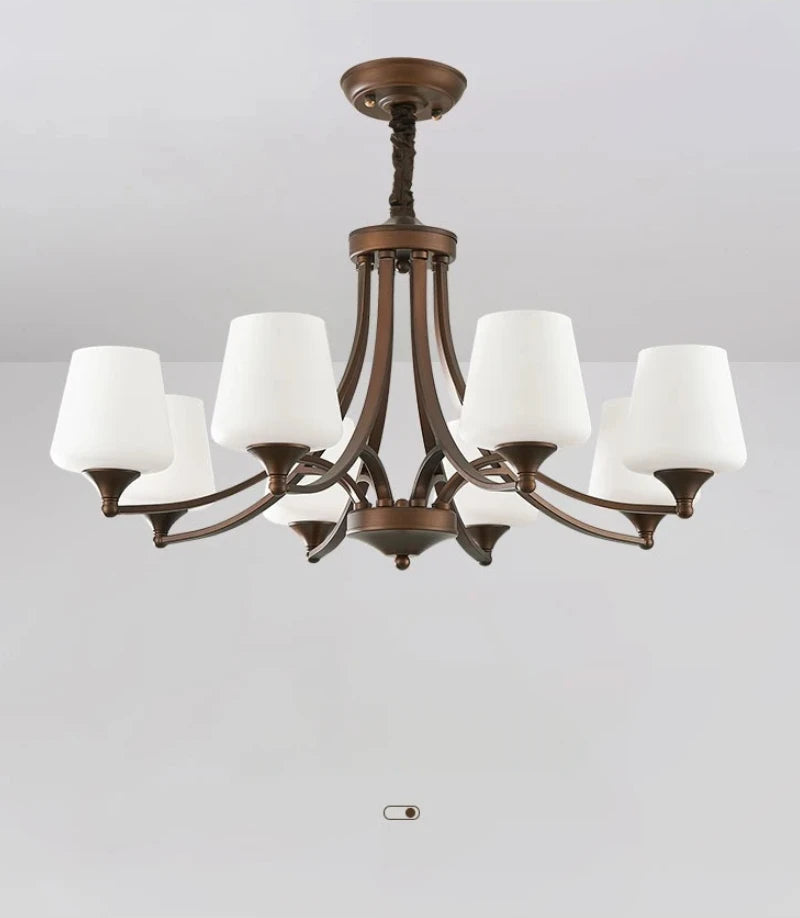 Antique chandeliers retro mid century modern lighting living room LED dining room hanging light indoor home decoration lighting