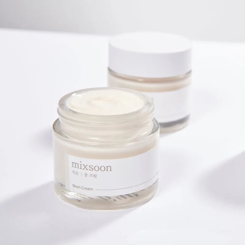 Mixsoon Bean Essence & Cream - Repair Damage Anti-aging Fade Spots Thick And Moist Moisture Mild and Smoothing Korean Skincare