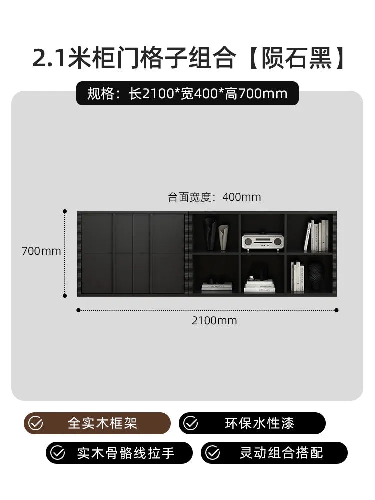 Modern Drinks Cabinets Figurine Modular Solid Wood Shelf Organization Cabinets Clearance Salon Gabinete Furniture For Home