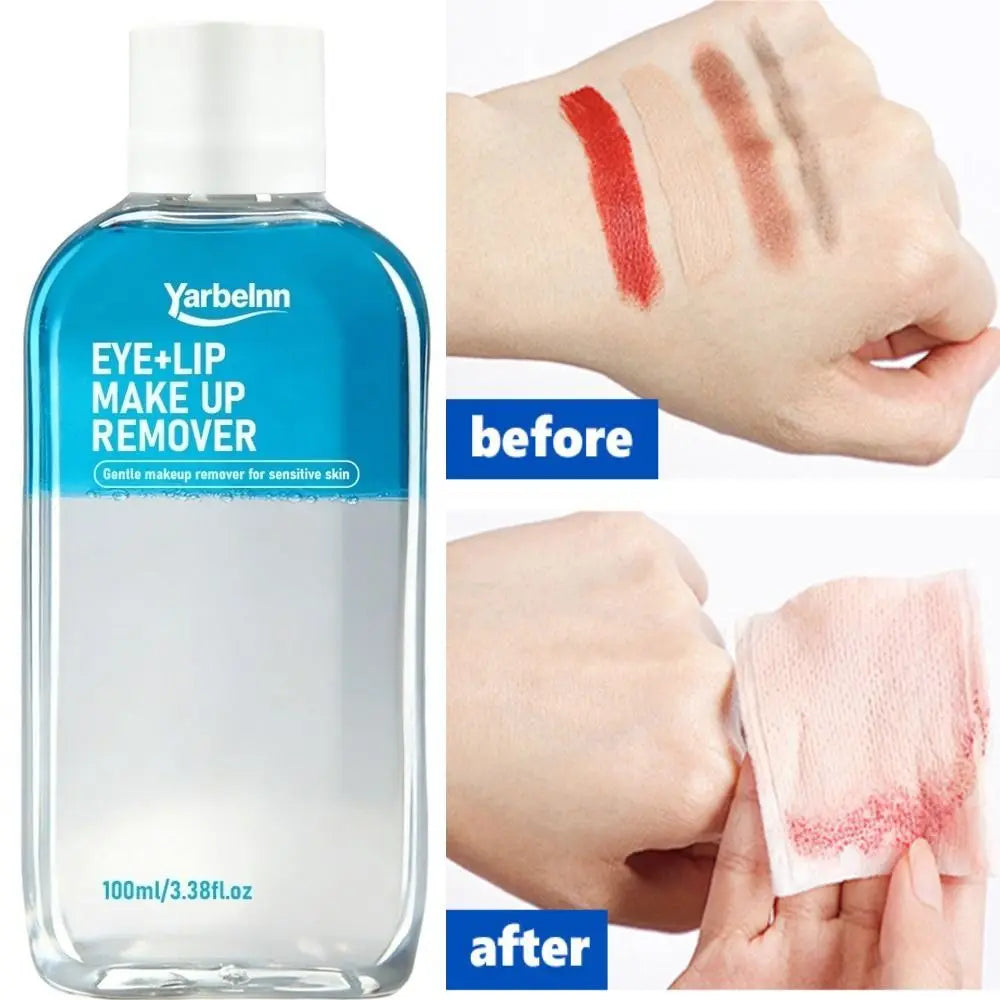 Non-Irritating Eye and Lip Makeup Remover Quickly Gently Deeply Cleanses Makeup Removal Oil Soothing Skin Cleansing Oil
