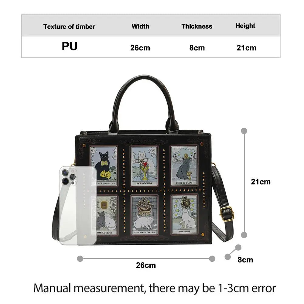 High-end Fashion Summer New Handbag With Delicate Embroidery Cat Printing Multi-layer Storage Woman Tote Bag For Dating & Daily