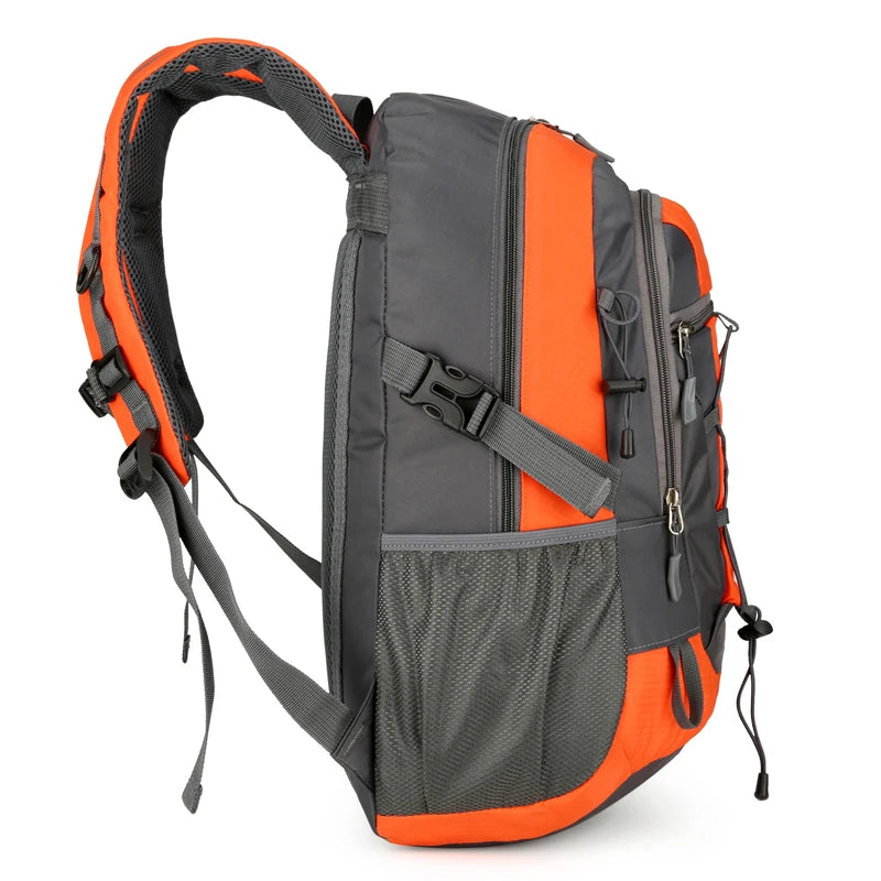 Outdoor lightweight hiking bag, large-capacity backpack, men's and women's travel, sports, hiking water-resistant backpack