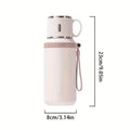 600ml Stainless Steel Coffee Cup Travel Thermal Mug Leak-Proof Thermos Bottle Tea Coffee Mug Office Business Style Thermos