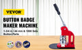 SucceBuy 25-75MM Badge Maker Machine DIY Button Pin Broochs Press Making Tool with 500/1000Pcs Circle Manufacture Button Parts