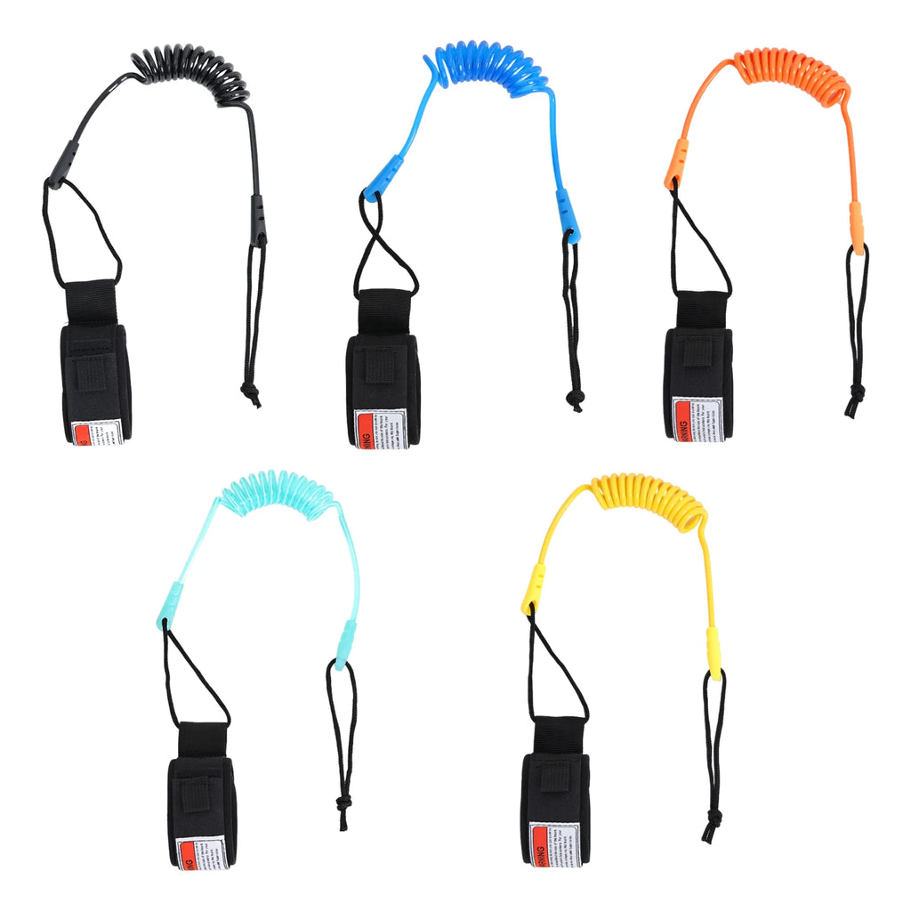 Elastic Sup Board Foot Leg Rope Adjustable Sup Paddleboard Safety Leash Kayak Boat Lifesaving Ankle Ropes for Surfing Stand UP