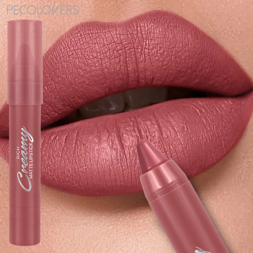 1 Pc Matte Lip Liner and Lipstick Pen, Smooth To Apply, Waterproof Long-lasting Non-sticky, Perfect Festival Gifts, Daily Makeup