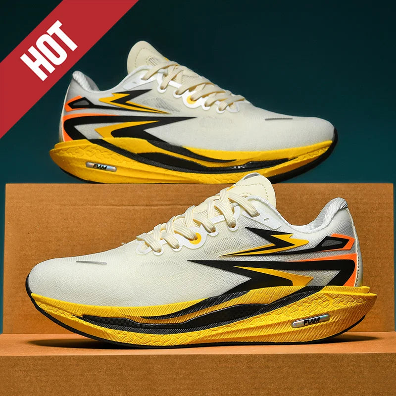 Men's Casual Sneakers Marathon Breathable Lightweight Comfortable Suitable for Outdoor Running Walking Daily Sports Men's Shoes
