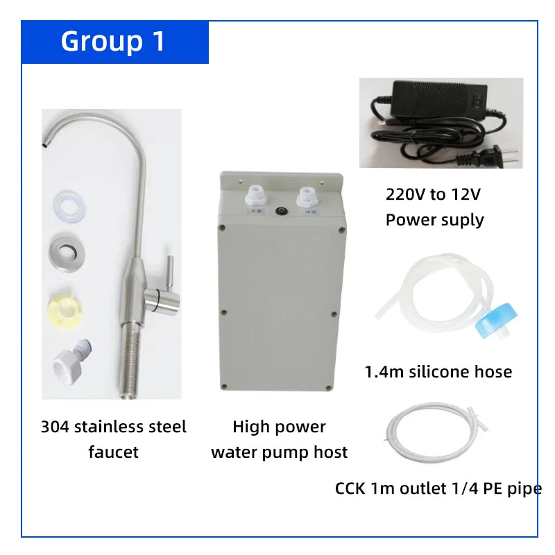 New 2.7L/ min Electric Water Pump Faucet Galley Automatic Automatic Faucet Caravan Motorhome Boat Bottled Water Pump for Kitchen