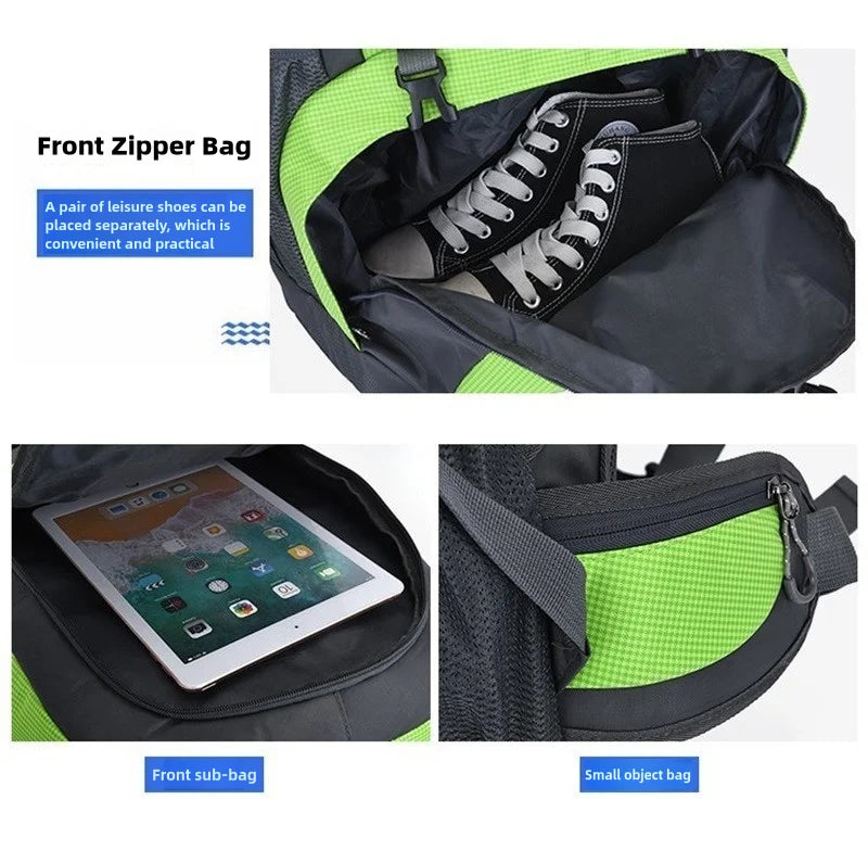 Large Capacity Travel Backpack 40l 60l Waterproof Back Pack Laptop Bag For Men Women Outdoor Travel Hiking Sports Business Trip