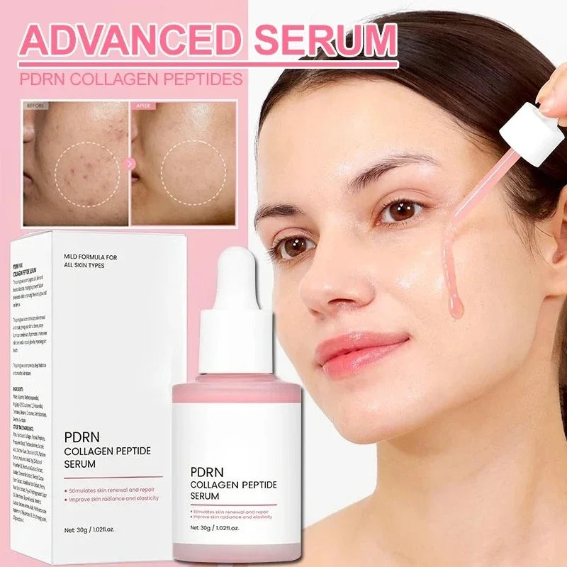 Korean Salmon PDRN Collagen Serum Fix Dull Skin Boost Elasticity Promote Skin Regeneration Repair Damaged Skin