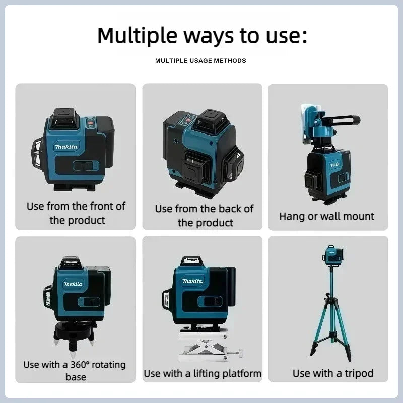 Makita  For Makita Battery Brushless Electric Impact Hammer Drill Angle Grinder Electric Circular Saw Combo Kits Power Tool