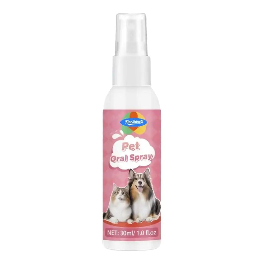 Pet Oral Spray,Fresh Breath & Teeth Cleaning Spray,Dogs Cats Teeth Clean Deodorant Prevent Calculus Remove Bad Breath Pet Supply