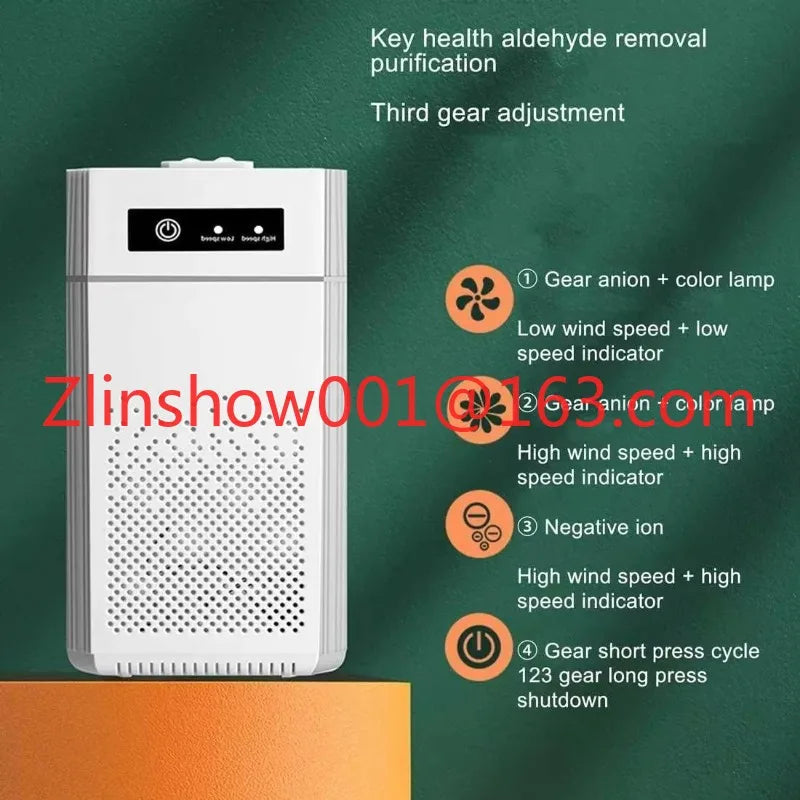 Air Purifier for Home Allergies Pet Hair 3-in-1 Air Purifiers Cleaner with Fragrance Sponge for Better Sleep