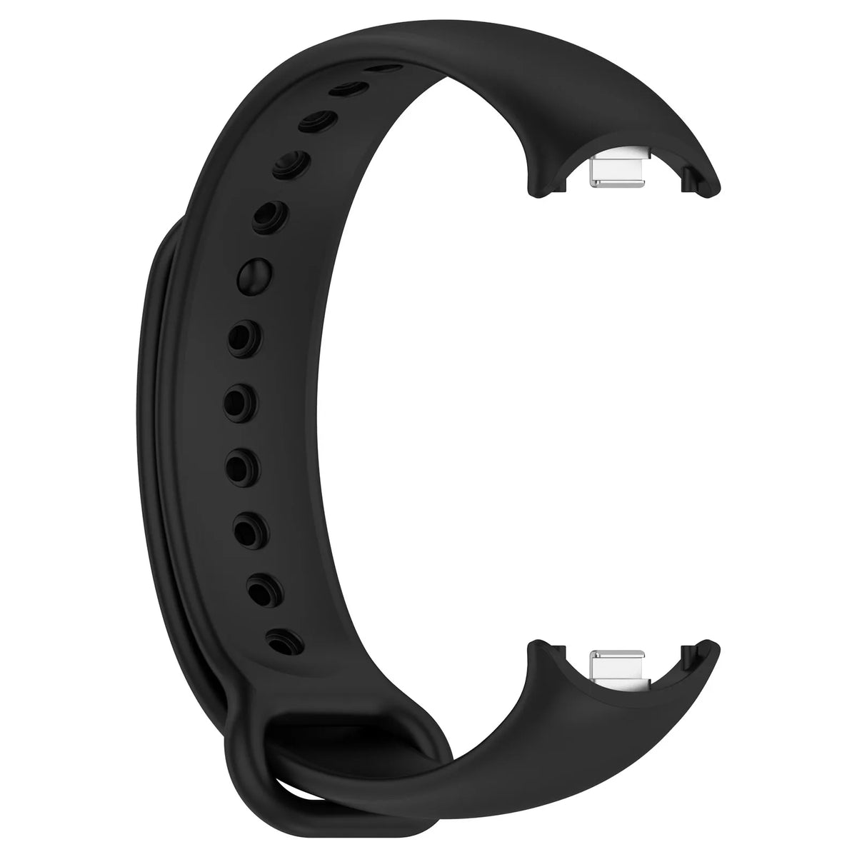 Silicone Wristbands for Xiaomi Band 8/9/10 | High-Quality, Smooth Texture, Sporty Style with Deployant Clasp