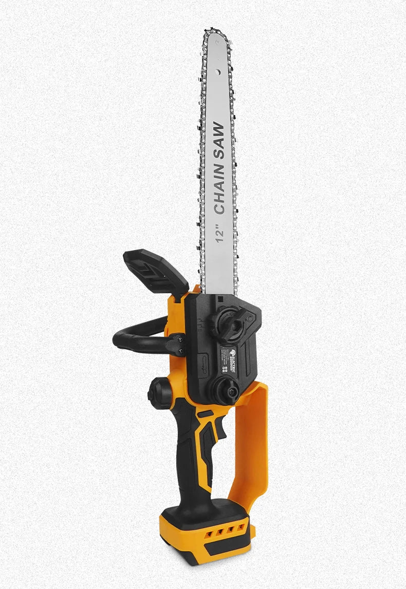 12-inch Two-hand Brushless Electric Chain Saw Automatic Lubrication System Portable Garden Logging Tool For Dewalt 20v Battery