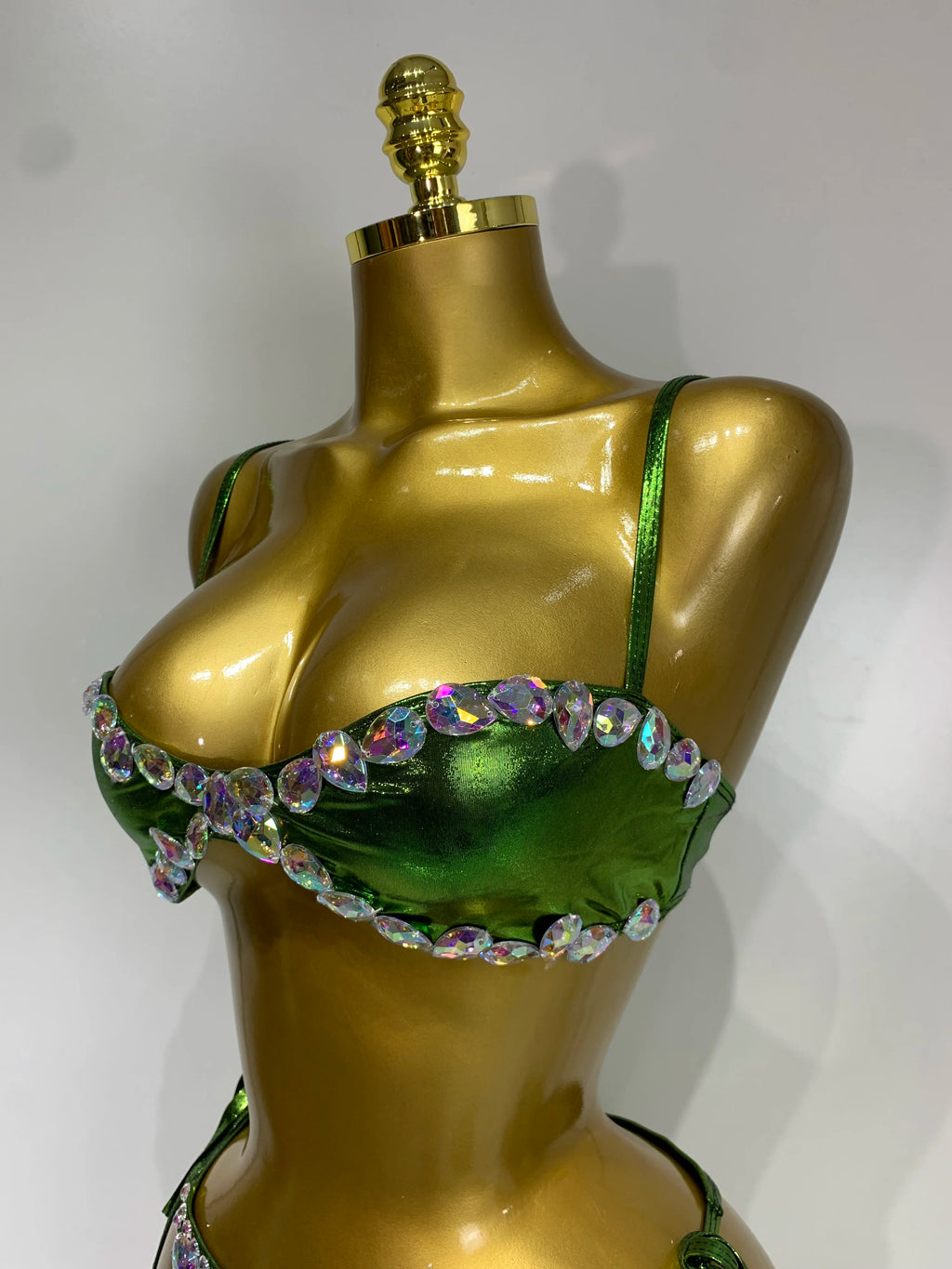 Newest Crystal Bikini Swimwear Fashion Bar Bikini Blingbling Swimwear Bikini Popular Bathingsuit Bikini Nightclub Stage Outfit