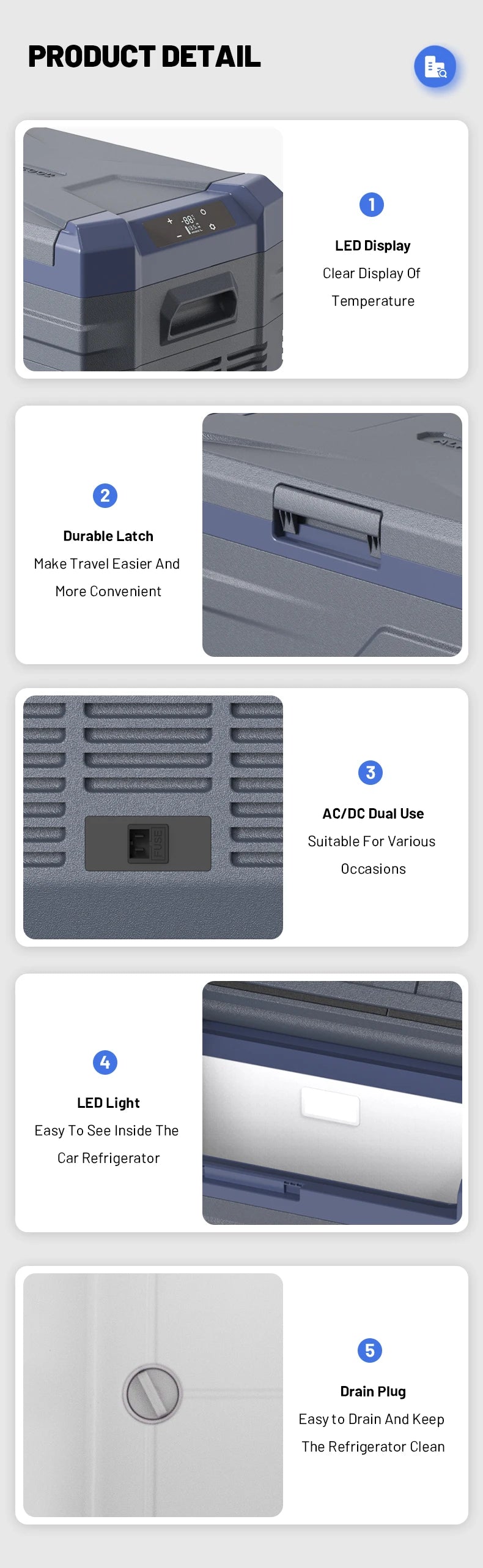 Nl30;NL40;NL50  Alpicool Camping Fridge  Ac/dc Compressor 12v Car Fridge Portable Mini Refrigerator Freezers For Outdoor