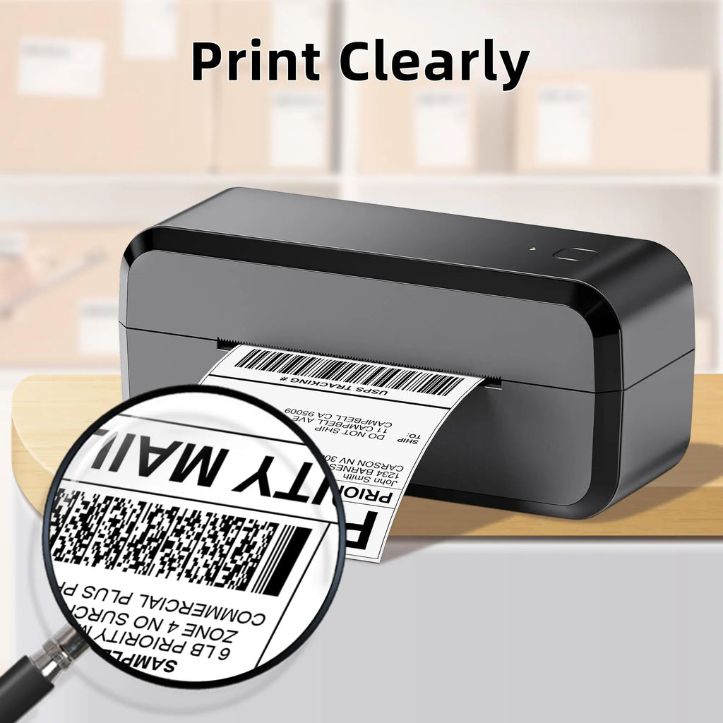 4x6 Inch Direct Thermal Labels 100/200/500 Sheets Self-Adhesive Thermal Shipping Label Paper For Business DHL Express Waybill