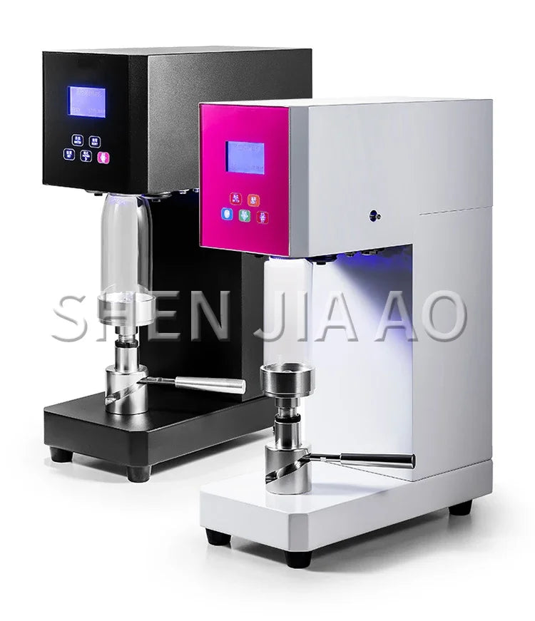 220V Can Sealing Machine Commercial Plastic Cans Automatic Beverage Sealing Machine Cup Milk Tea Equipment Complete