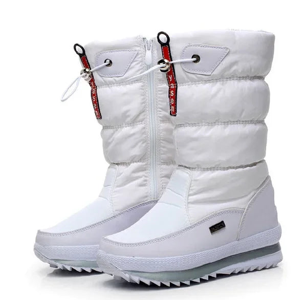 Winter Boots Thick Plush Waterproof Non-slip Boots Fashion Women Winter Shoes Warm Fur Botas Mujer Women Snow Boots Platform
