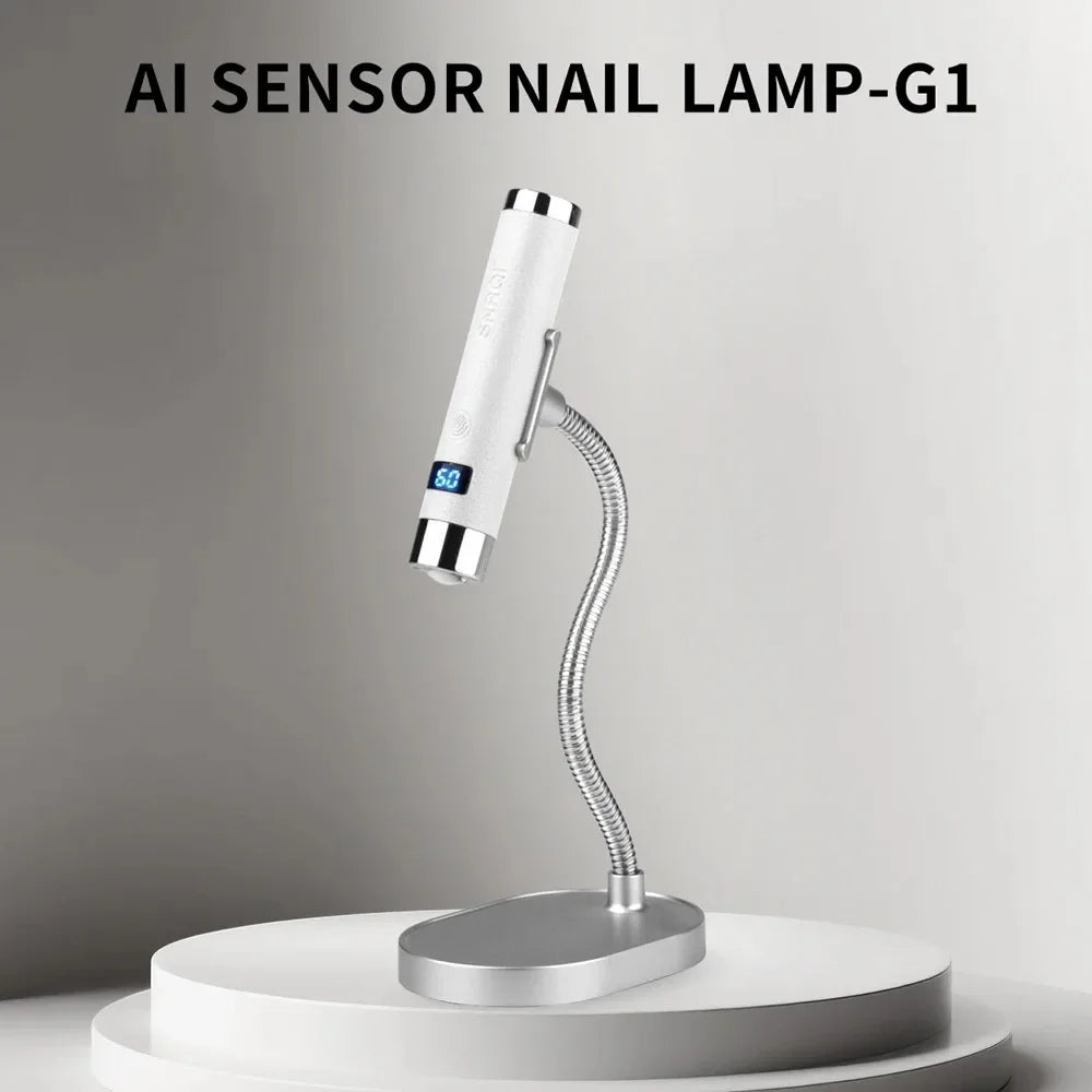 Ai Sensor Nail Lamp UV LED Mini Lamp Rechargeable Cordless Lamp Desktop and Handheld Drying Light Curing All Nail Gel Quickly