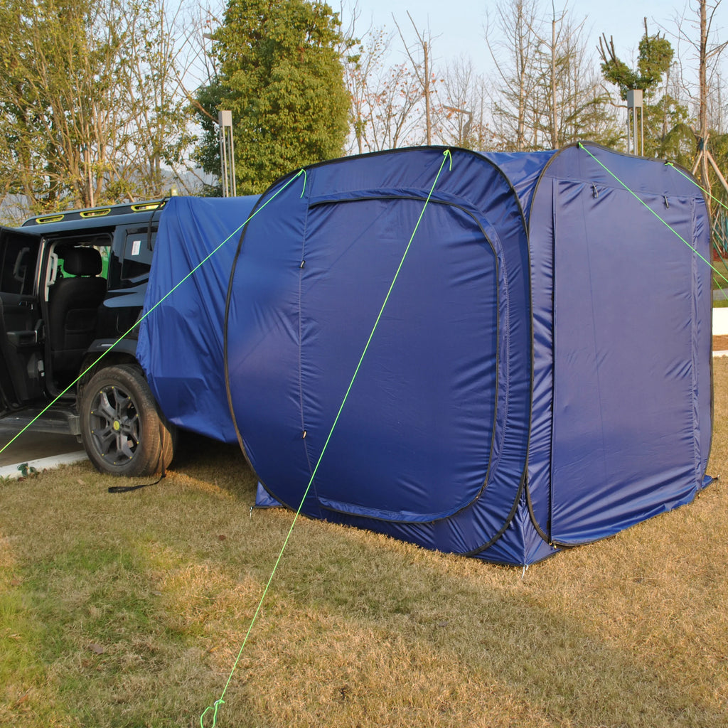 Car Tent trailer Tent, Car Tailgate Tent,Pop Up Car Rear Tent, SUV Tents Car Tents for Campers Multipurpose Truck Tent
