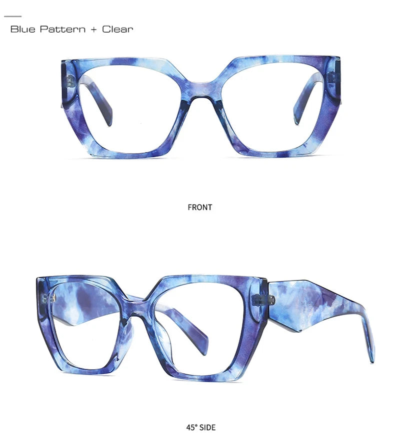 SHAUNA Retro Polygon Cat Eye Women Sunglasses Fashion Brand Designer Colorful Gradient Men Sun Glasses Shades UV400