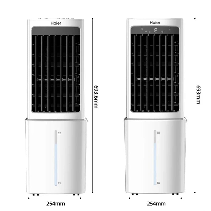 Portable Air Conditioner Fans Air Cooler 9L/12L Water Tank Remote Control 3-in-1 Cooling Fan Humidifier for Home Office Room