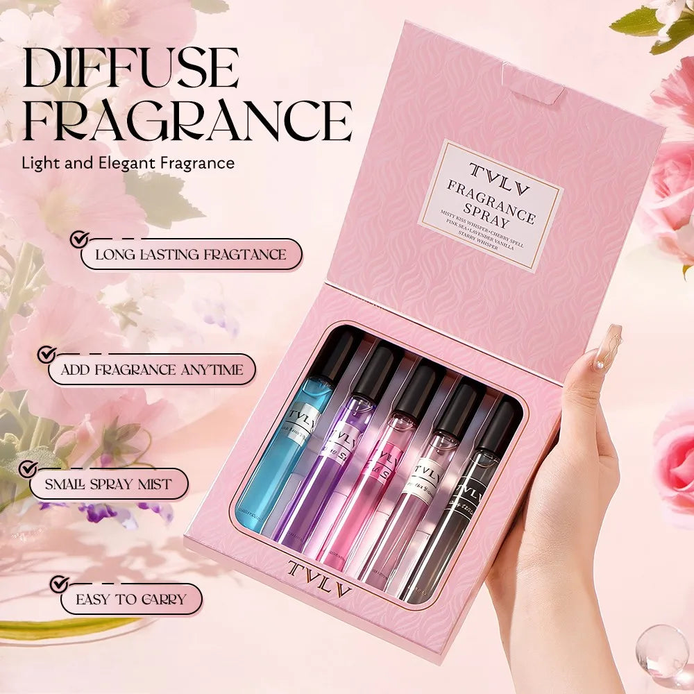 Women’s Luxury Long Lasting Fragrance Set Collection with Floral Fruity Vanilla Sweet Scent Valentine's Day Gifts