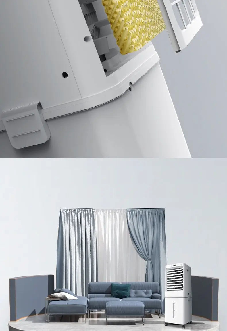 Air conditioning fan water cooling 60L mobile remote control office home commercial industrial humidification