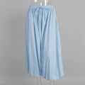 Tuularose Loose Solid Leg-Length Pants For Women Pleated High Waist 2025 Summer Female Fashion Office Lady Casual Bloomer Pants