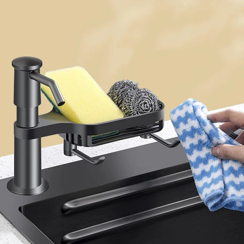 1pcs Kitchen Sink Soap Dispenser Extension Tube Detergent Pusher Hand Push Plastic Soap Dispenser for Sink Accessories
