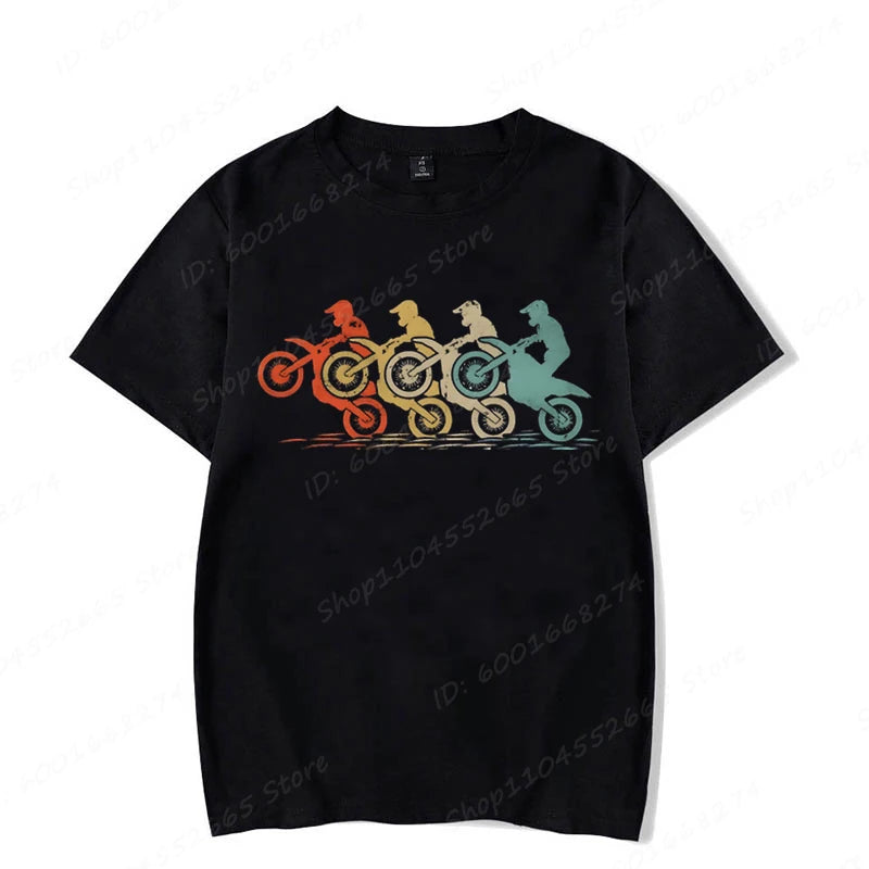 1N23456 Motorcycle Speed Graphic Print T-Shirts Summer Men's T Shirt Clothing Streetwear Short Sleeve Funny Motorcycle Shirts