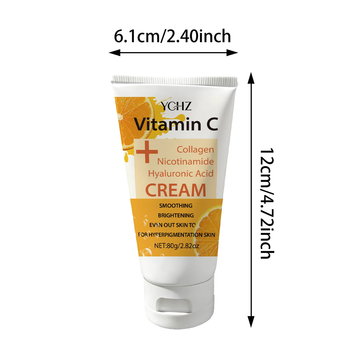 Vitamin C Niacinamide Dark Spot Brightening Cream |   Collagen and Niacinamide Face Cream - Whitening and Brightening Cream, Brightens Skin Tone, Evens Skin Tone, Suitable for Face and Body - 80g