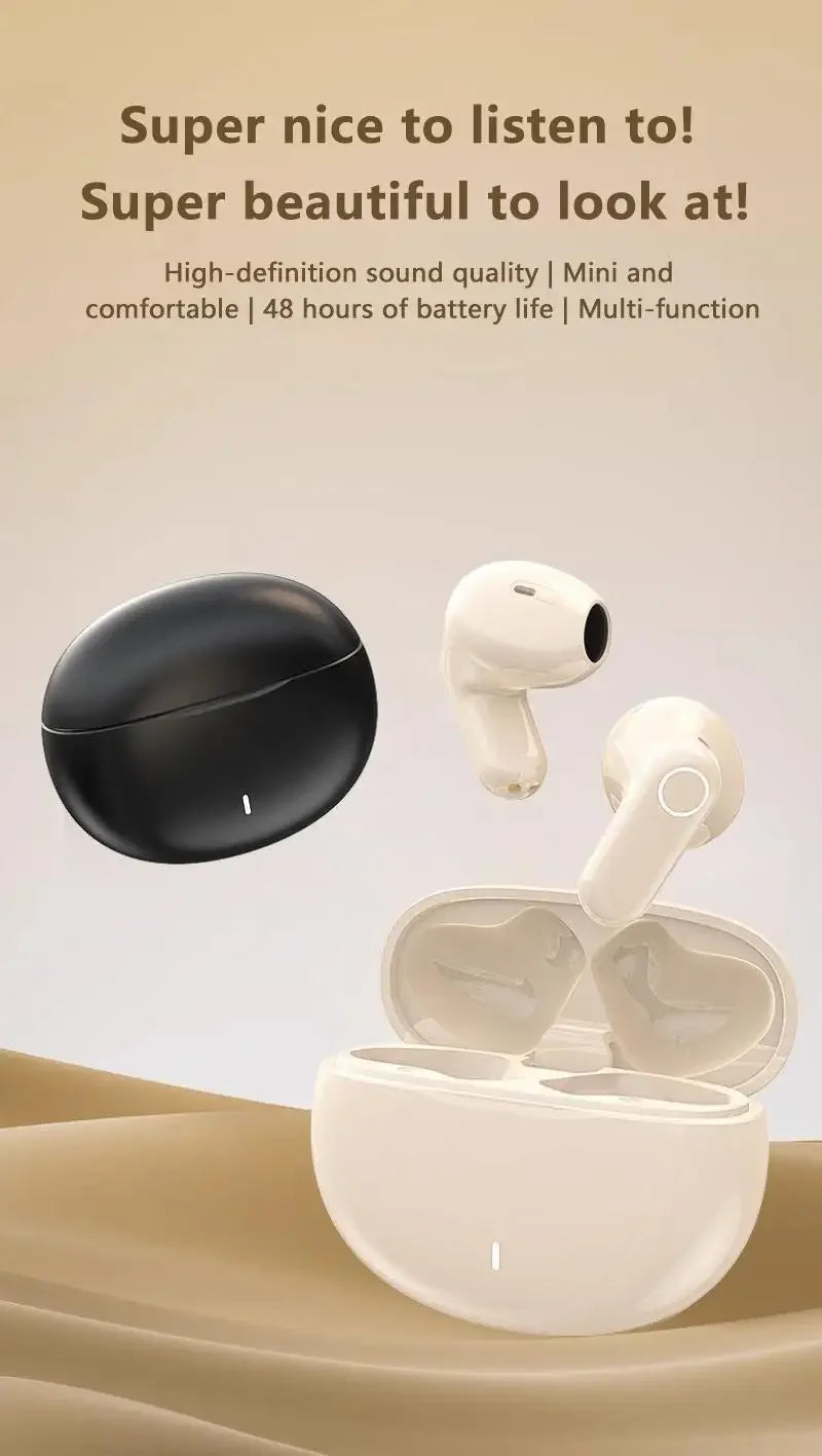 New TWS Mini Comfortable Noise-cancelling True Wireless Bluetooth Headphones With High Sound Quality Bluetooth 5.3 Earphones