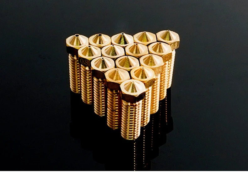 Volcano Nozzle For Artillery Sidewinder X1 & X2 Genius Pro Vyper Kobra Plus, Max 1.75mm Filament M6 Thread Hotend Brass Nozzles