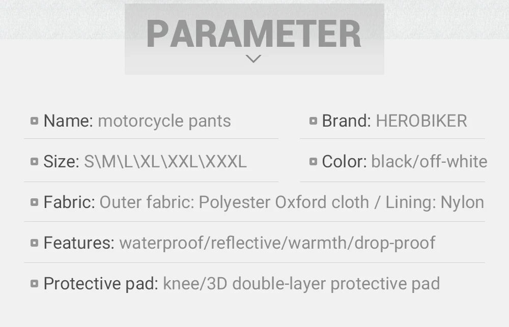 Men Motorcycle Jacket Waterproof Four Season Motorbike Overcoat Pants Reflective Riding Jackets Windproof Suits Removable Lining