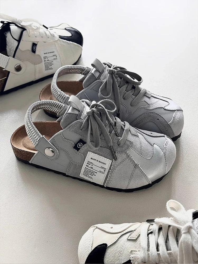 Women's Flat Bot  Sandals Summer Outdoor Wear 2025 New Ballet Sle Thi Heel Versatile Slip-On Slippers