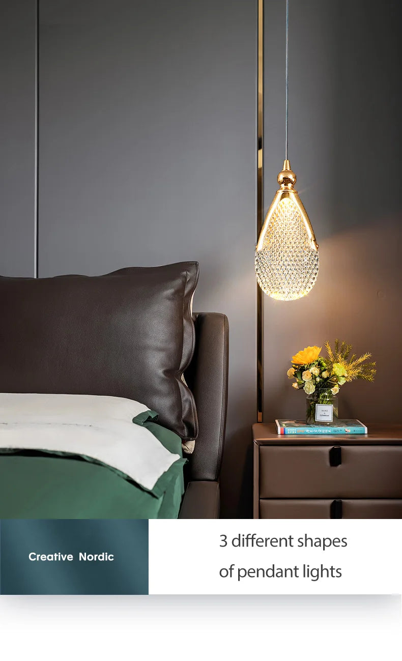 Nordic LED Pendant Lights Indoor Lighting Ceiling Hanging Lamp Living Light Modern Bedroom Dining Room Decoration Fixtures